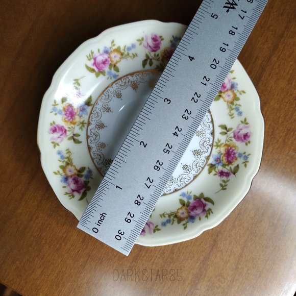 Vintage Gold Castle Made in Japan Floral Demitasse Teacup and Saucer - Picture 7 of 9